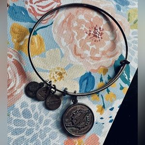 Alex and Ani Miami Dolphins NFL Bracelet - Silver